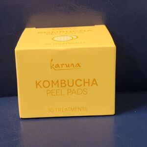 Karuna Kombucha Peel Pads 30 Ct Exfoliating Brighten Face Wipes NEW MSRP $38
